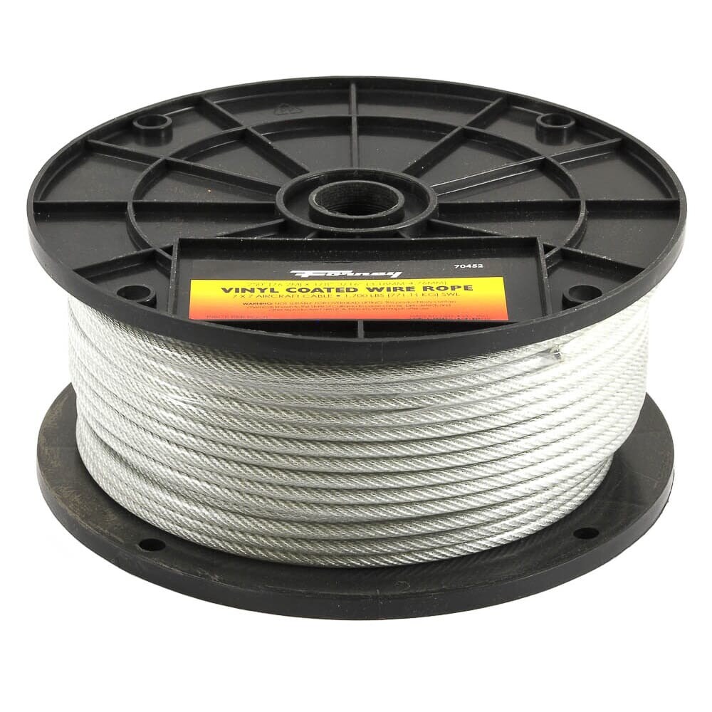 70452 Wire Rope, Vinyl Coated, 1/8